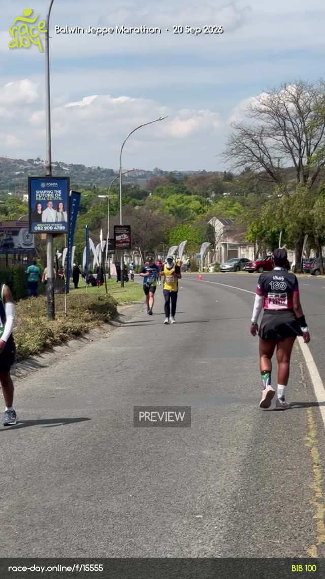 Runner Bib 100