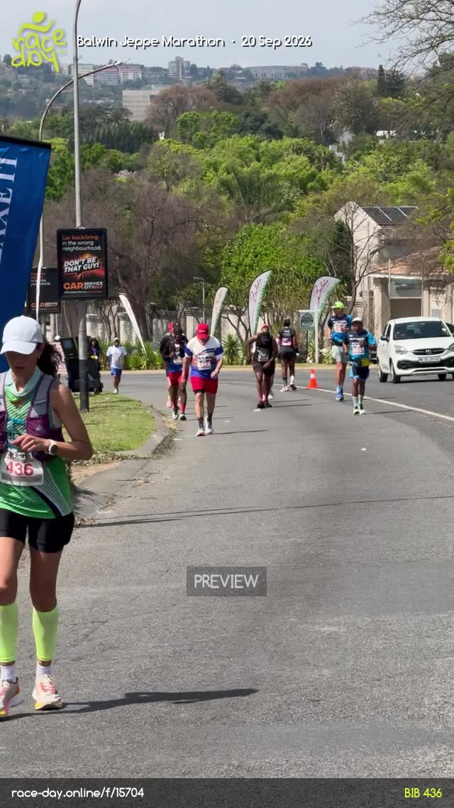 Runner Bib 436