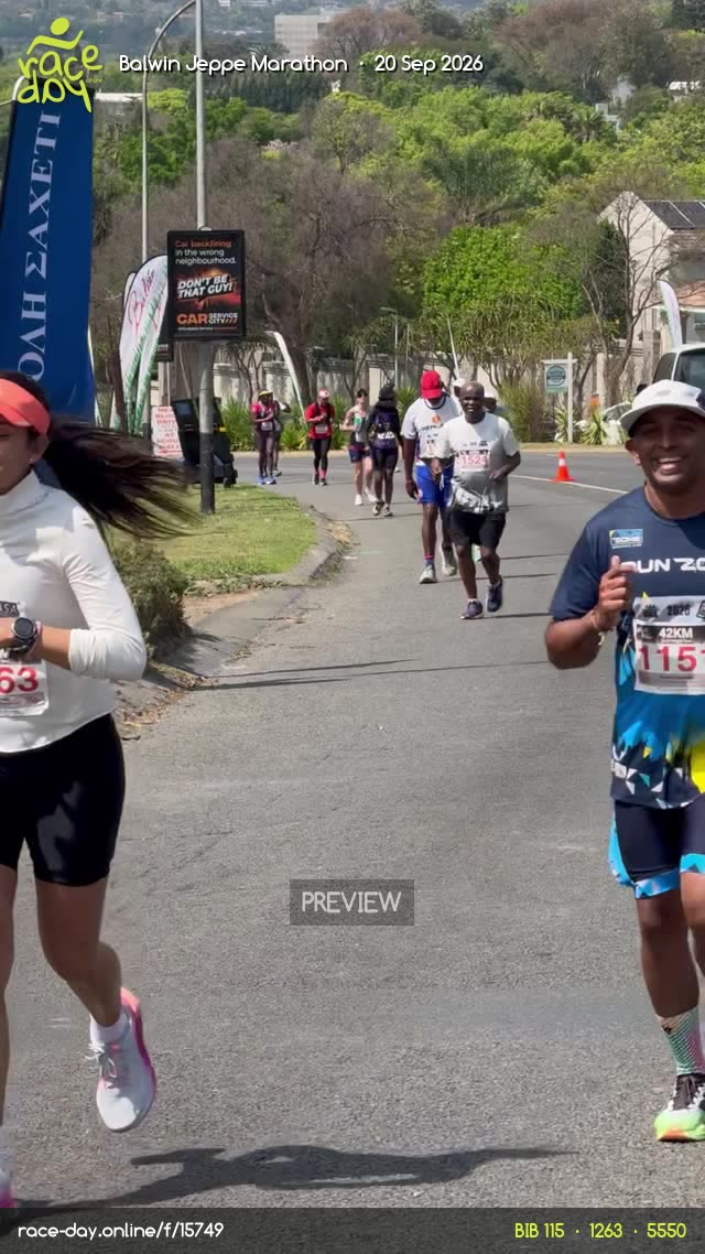 Runner Bib 115