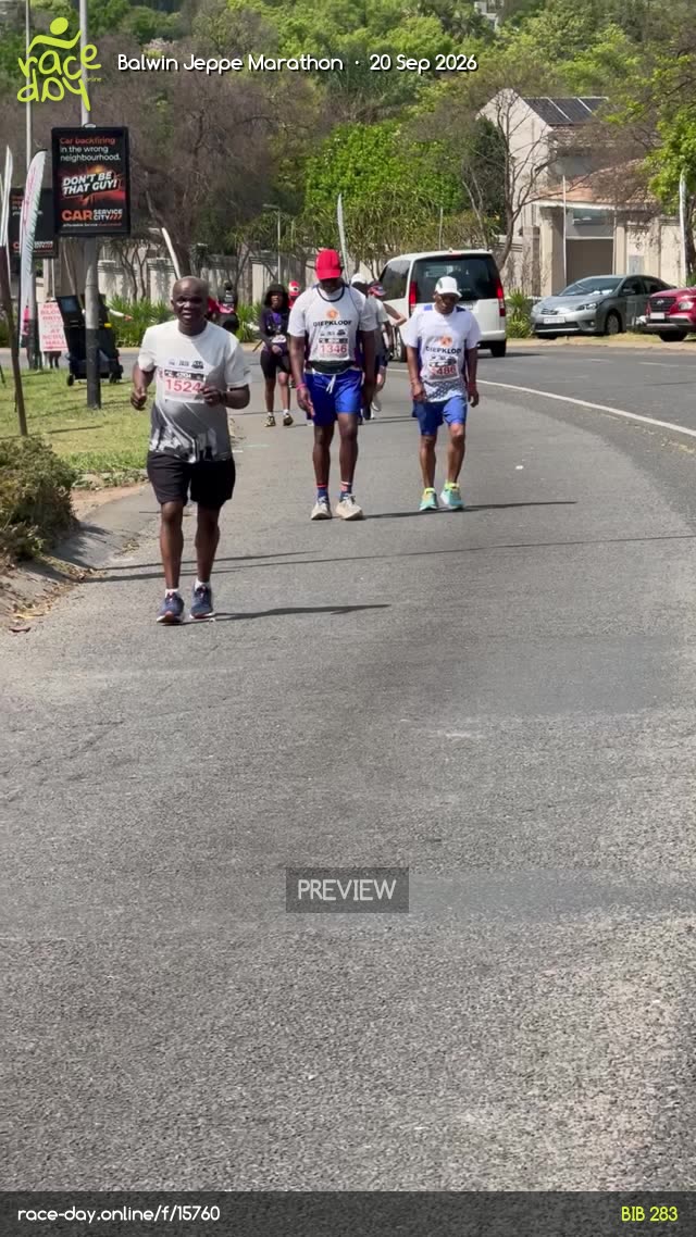 Runner Bib 283