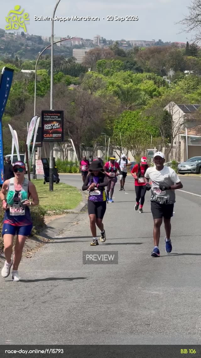 Runner Bib 106