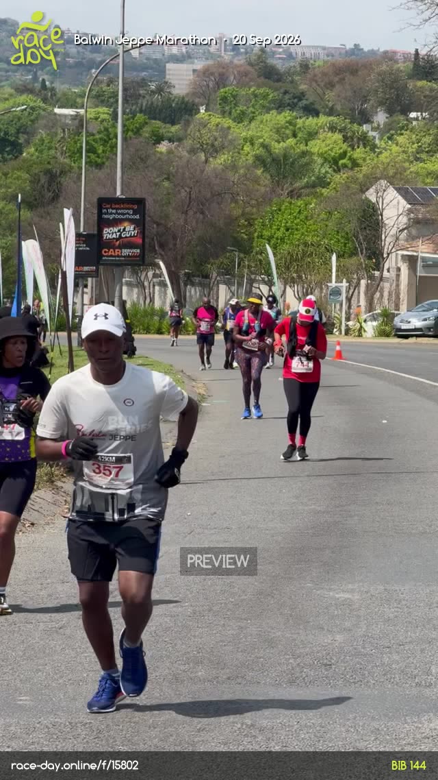 Runner Bib 144