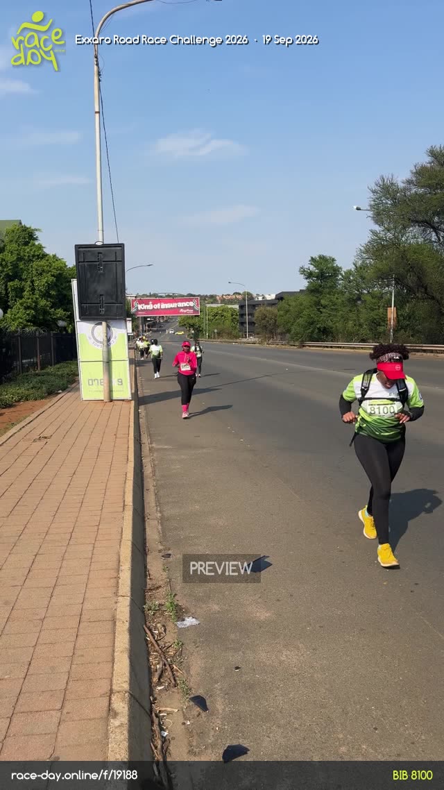 Runner Bib 8100