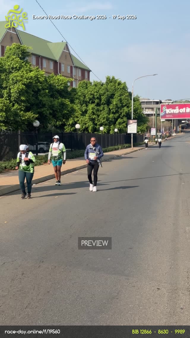 Runner Bib 9989